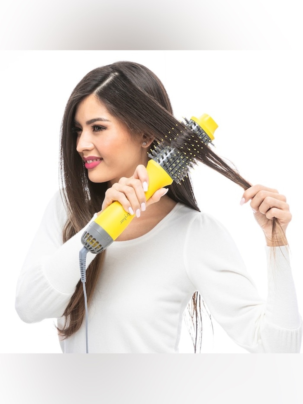 Drybar Double Shot Blow-Dryer Brush with Yellow Accents - Picture 2 of 15